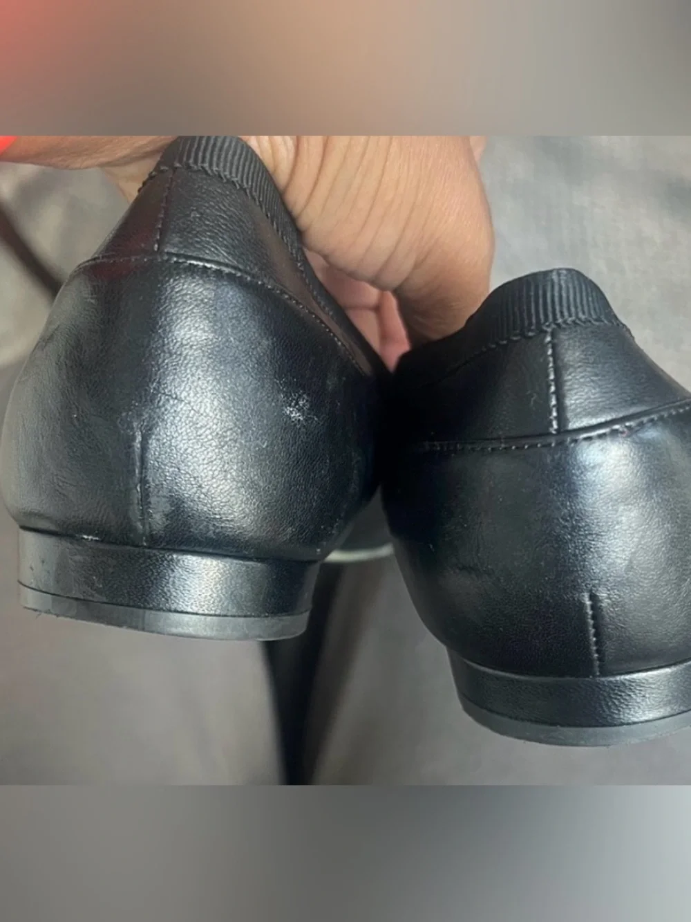 CHANEL Black Leather Loafers 👞 with Gold CC Medallion AUTHENTIC
